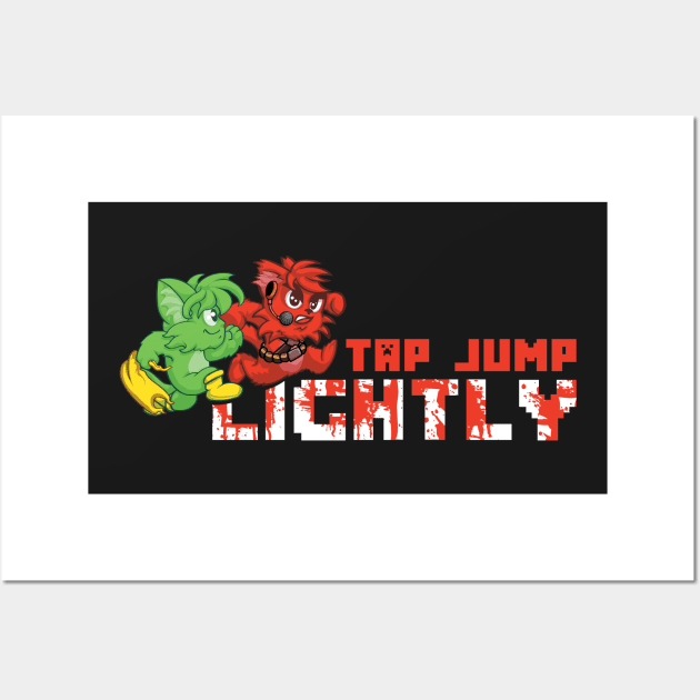 Tap Jump LIGHTLY Wall Art by mercenary